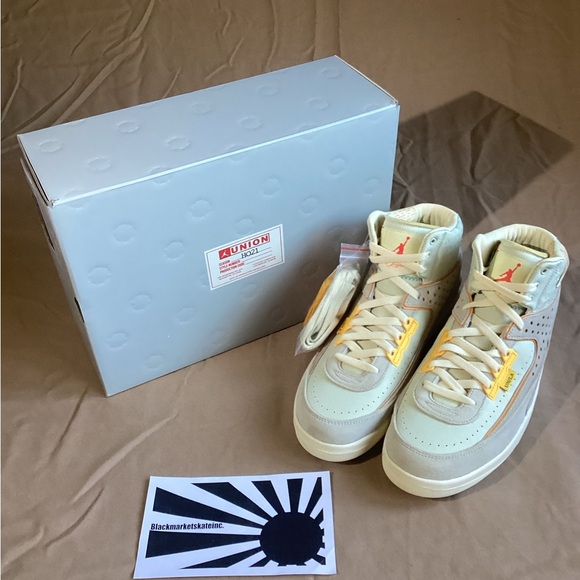 Nike Air Jordan 2 x Union LA Rattan DN3802-200 Men's Size 10.5 - Picture 3 of 7